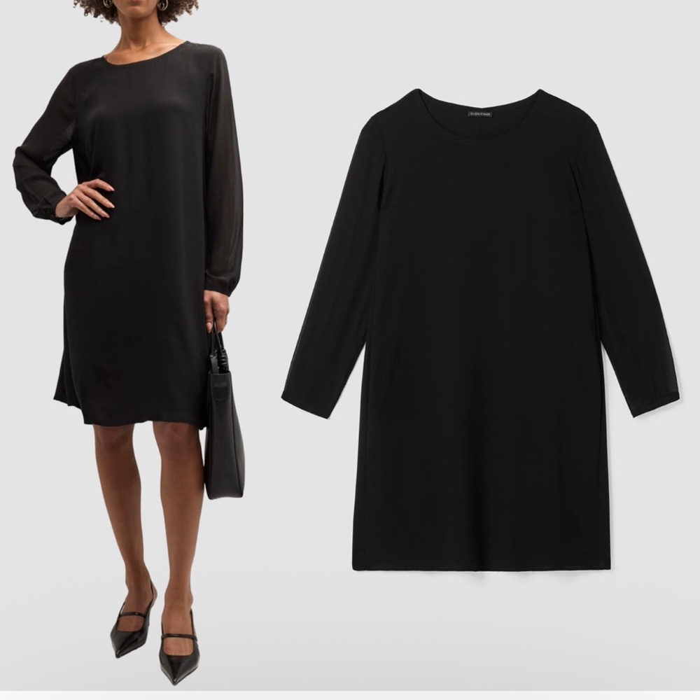 Eileen Fisher Elegant Black Dress